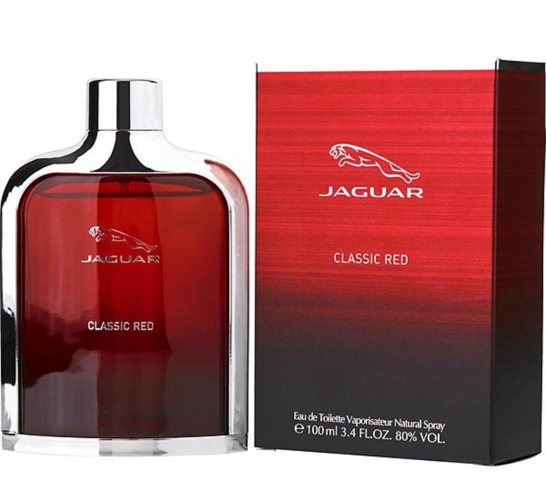 Jaguar Classic Red For Men Eau De Toilette Spray 3.4 oz BELLEZA S