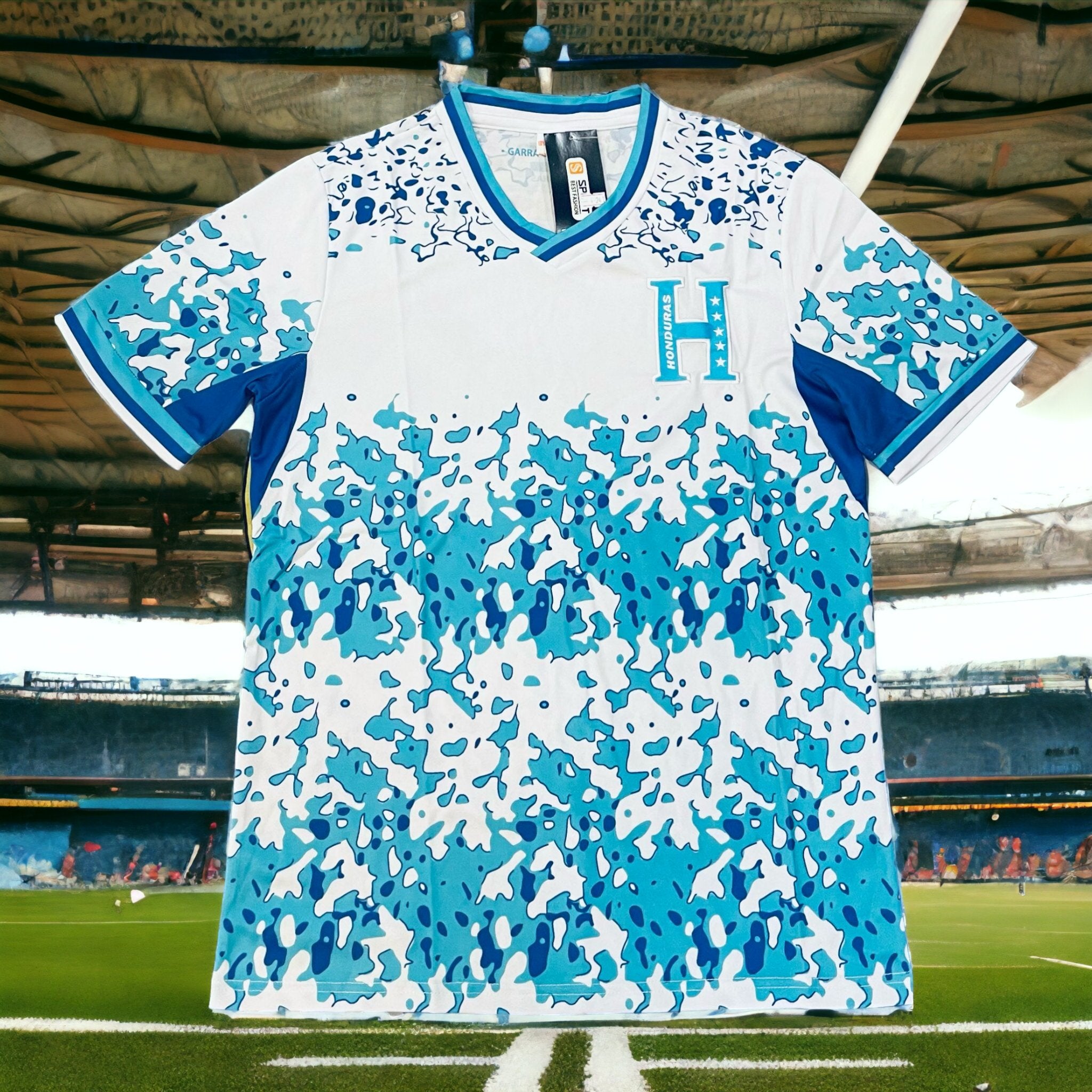 Men's  HONDURAS Futbol Sports Soccer Jersey T-Shirts Only 00208 - BELLEZA'S