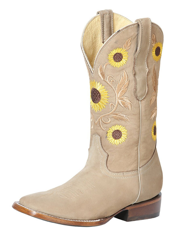 Botas Rodeo Girasoles Para Mujer 'Centenario' *NOBUCK ARENA - 126094* - BELLEZA'S - Botas Rodeo Girasoles Para Mujer 'Centenario' *NOBUCK ARENA - 126094* - Women's Boots - 126094