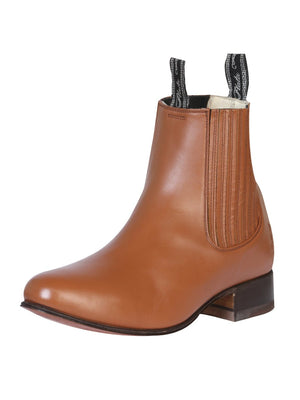 Botines Charros Clasicos De Venado Para Hombre 'El Canelo' MAPLE-227* - BELLEZA'S - Botines Charros Clasicos De Venado Para Hombre 'El Canelo' MAPLE-227* - Botines Para Hombres - 227