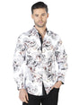 Camisa Manga Larga Estampada para Hombre 'El Señor de los Cielos' *BLACK - 44037* - BELLEZA'S - Camisa Manga Larga Estampada para Hombre 'El Señor de los Cielos' *BLACK - 44037* - Mens Shirt - 44037 01