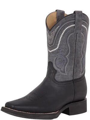 Classic Bovine Leather Rodeo Boots for Men 'El General' *NEGRO-43006* - BELLEZA'S - Classic Bovine Leather Rodeo Boots for Men 'El General' *NEGRO-43006* - Bota Para Hombre - 43006 6