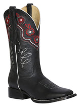 Classic Bovine Leather Rodeo Boots for Women 'El General' *NEGRO-42977* - BELLEZA'S - Classic Bovine Leather Rodeo Boots for Women 'El General' *NEGRO-42977* - Botas Para Damas - 42977 5