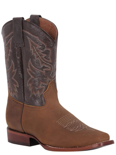 Classic Crazy Bovine Leather Rodeo Boots for Men 'El General' *TAN-43007* - BELLEZA'S - Classic Crazy Bovine Leather Rodeo Boots for Men 'El General' *TAN-43007* - Botas Para Hombres - 43007 6