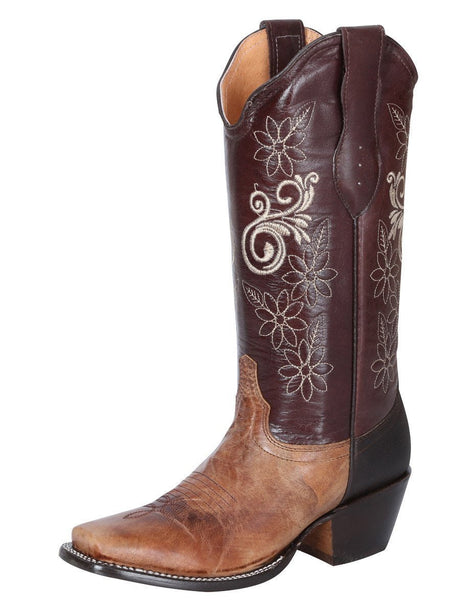 Classic Dublin Bovine Leather Rodeo Boots for Women 'El General' *TAUPE-41775* - BELLEZA'S - Classic Dublin Bovine Leather Rodeo Boots for Women 'El General' *TAUPE-41775* - Botas Para Damas - 41775 5