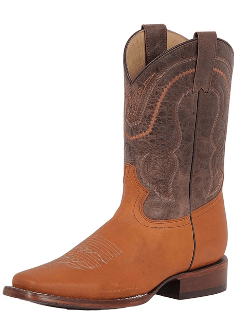 Classic Genuine Leather Rodeo Cowboy Men Boots 'El General' *Honey - 42995* - BELLEZA'S - Classic Genuine Leather Rodeo Cowboy Men Boots 'El General' *Honey - 42995* - Men's Boot - 42995 6