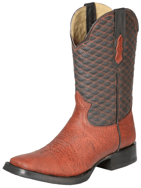 Classic Leather Shoulder Rodeo Cowboy Boots for Men 'Buffalo & Bull' *Shedron - 126240* - BELLEZA'S - Classic Leather Shoulder Rodeo Cowboy Boots for Men 'Buffalo & Bull' *Shedron - 126240* - Men's Boot - 126240 6