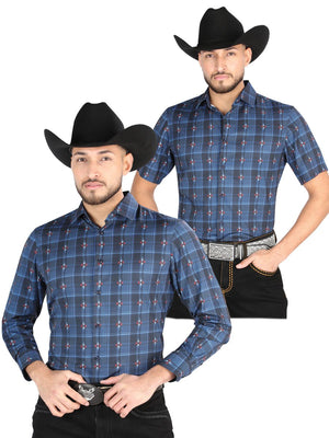 Family Long Sleeve Shirt "El Senor De Los Cielos" *BLACK/BLUE* - BELLEZA'S - Family Long Sleeve Shirt "El Senor De Los Cielos" *BLACK/BLUE* - Family Long Sleeve Shirt - 44704 S