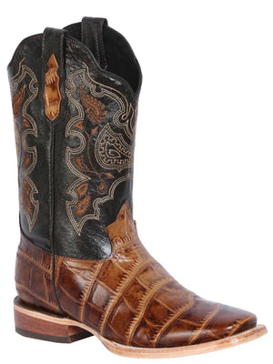 Imit Crocodile Rodeo Boots For Men 'El General' *ANTIQUE-41794* - BELLEZA'S - Imit Crocodile Rodeo Boots For Men 'El General' *ANTIQUE-41794* - Botas Para Hombres - 41794 6