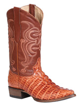 Men's Caiman Tail Cowboy Boots Imit 'El Señor De Los Cielos' *COGNAC - 40841* - BELLEZA'S - Men's Caiman Tail Cowboy Boots Imit 'El Señor De Los Cielos' *COGNAC - 40841* - Men's Boot - 40841