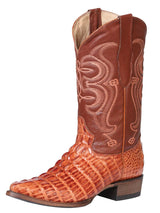 Men's Caiman Tail Cowboy Boots Imit 'El Señor De Los Cielos' *COGNAC - 40841* - BELLEZA'S - Men's Caiman Tail Cowboy Boots Imit 'El Señor De Los Cielos' *COGNAC - 40841* - Men's Boot - 40841