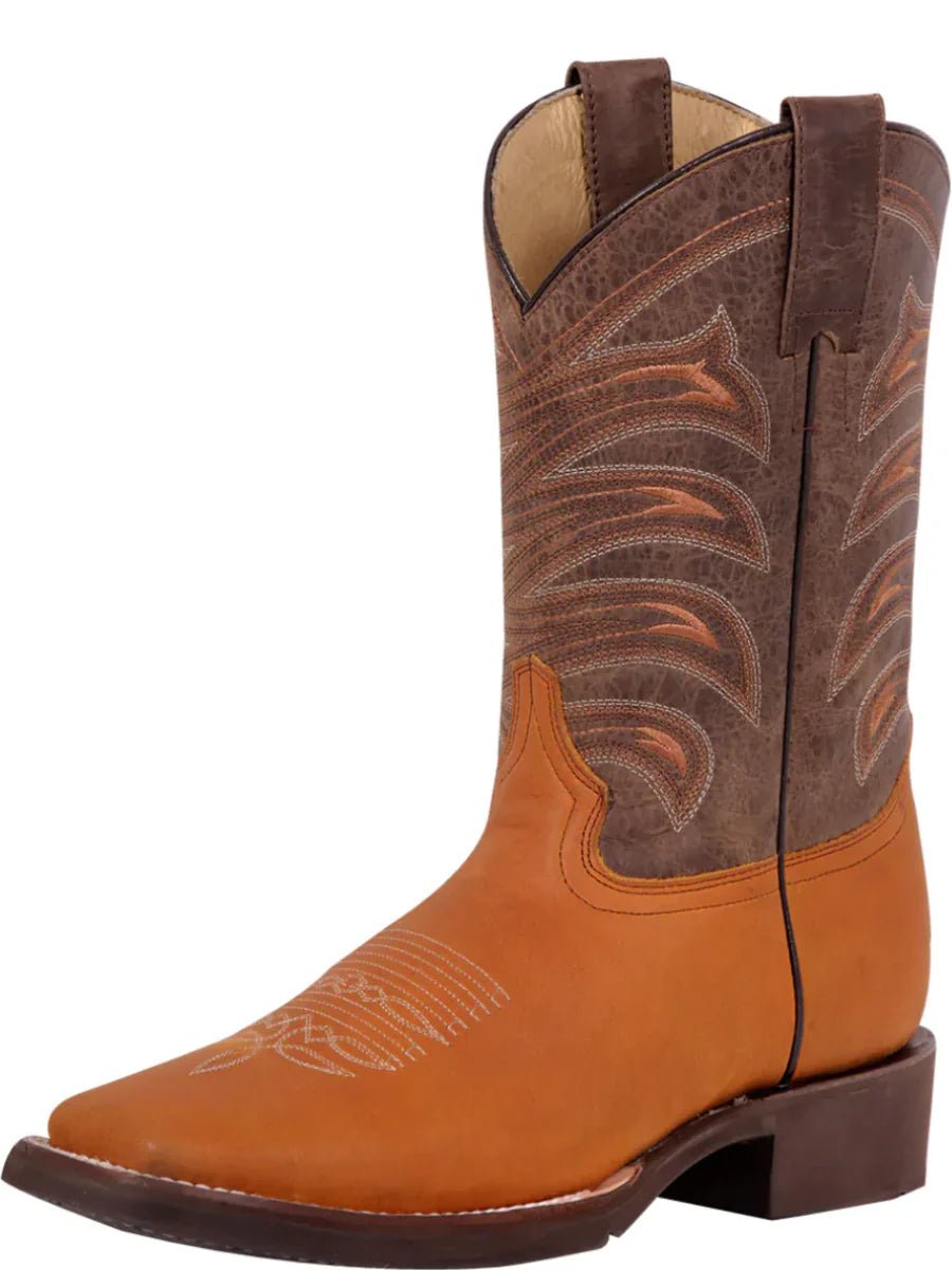 Men's Genuine Leather Classic Western Cowboy Boots 'El General' Color Honey 42999 - BELLEZA'S - Men's Genuine Leather Classic Western Cowboy Boots 'El General' Color Honey 42999 - Men's Boot - 42999 6