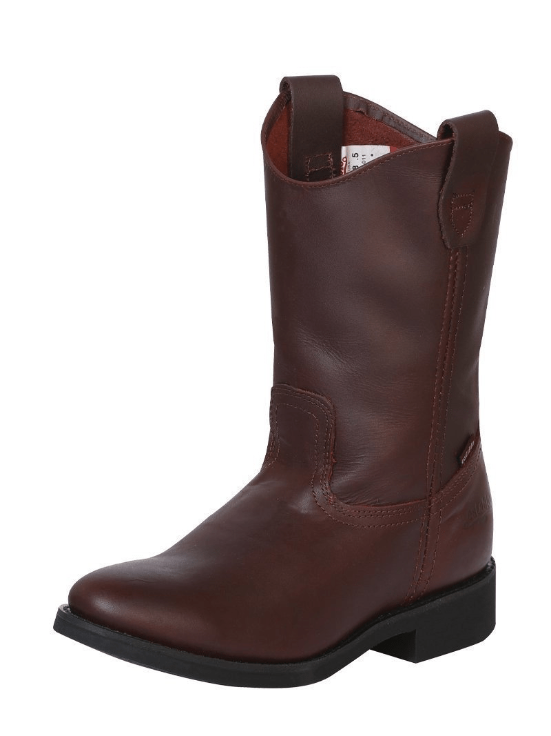 Men's Genuine Leather Soft Toe Pull - On Tube Work Boots 'Establo' Shedron 316 - BELLEZA'S - Men's Genuine Leather Soft Toe Pull - On Tube Work Boots 'Establo' Shedron 316 - Men's Boot - 316 6