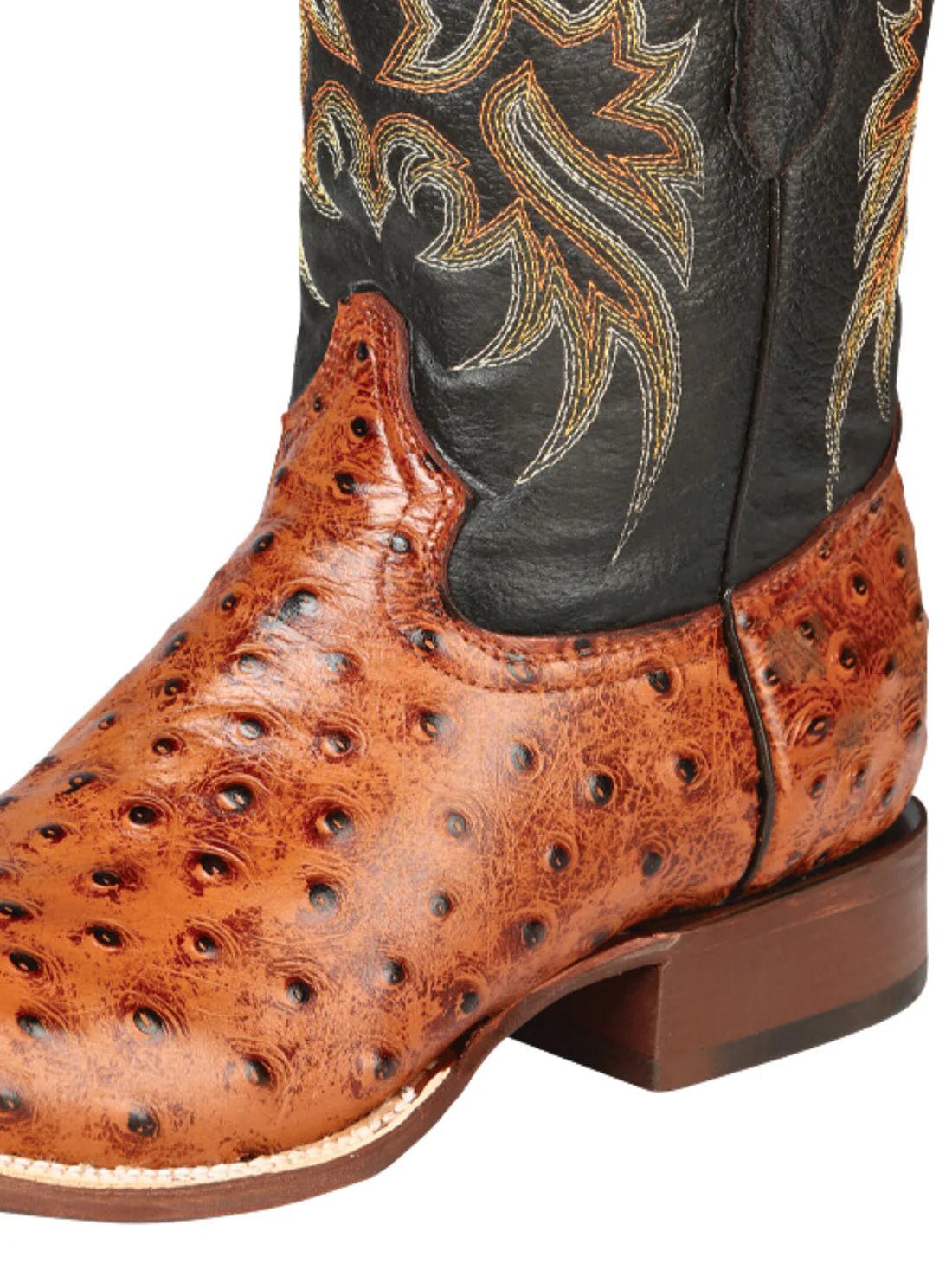 Men's Leather Avestruz Western Cowboy Rodeo Boots 'El Señor De Los Cielos' *Congac - 44936* - BELLEZA'S - Men's Leather Avestruz Western Cowboy Rodeo Boots 'El Señor De Los Cielos' *Congac - 44936* - Men's Boot - 44936 6