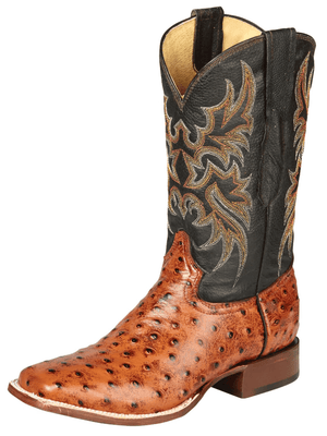 Men's Leather Avestruz Western Cowboy Rodeo Boots 'El Señor De Los Cielos' *Congac - 44936* - BELLEZA'S - Men's Leather Avestruz Western Cowboy Rodeo Boots 'El Señor De Los Cielos' *Congac - 44936* - Men's Boot - 44936 6