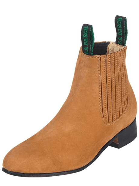 Men's Nubuck Leather Charro Ankle Boots 'La Barca' Camel Color 218 - BELLEZA'S - Men's Nubuck Leather Charro Ankle Boots 'La Barca' Camel Color 218 - Men's Ankle Boots - 218 6