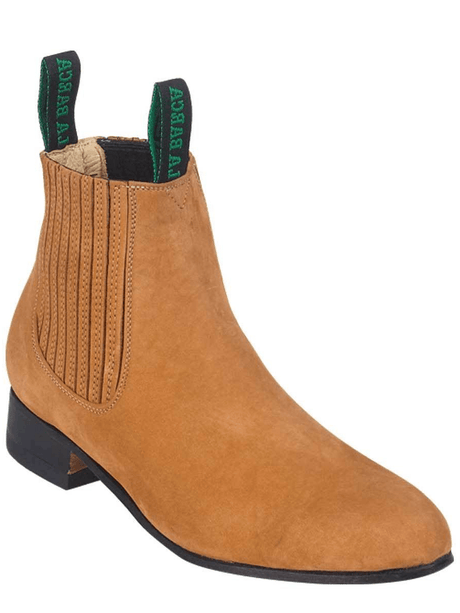 Men's Nubuck Leather Charro Ankle Boots 'La Barca' Camel Color 218 - BELLEZA'S - Men's Nubuck Leather Charro Ankle Boots 'La Barca' Camel Color 218 - Men's Ankle Boots - 218 6