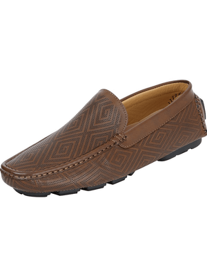 Men's Shoes PU Synthetic Casual Moccasins 'El General' Brown Color 41281 - BELLEZA'S - Men's Shoes PU Synthetic Casual Moccasins 'El General' Brown Color 41281 - Men's Shoes - 41281 6