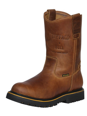 Men's Work Boots with Steel Toe 'Buffalo & Bull' *CRAZY TANG - 123028* - BELLEZA'S - Men's Work Boots with Steel Toe 'Buffalo & Bull' *CRAZY TANG - 123028* - Men's Boot - 123028 6