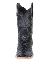 Rodeo Cowboy Boots Imit of Monster Fish Engraving Leather for Men 'El General' *Black - 41792* - BELLEZA'S - Rodeo Cowboy Boots Imit of Monster Fish Engraving Leather for Men 'El General' *Black - 41792* - Men's Boot - 41792 6