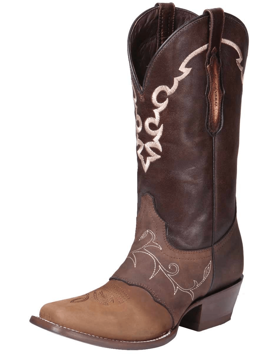 Women's Genuine Leather Classic Rodeo Cowboy Boots 'El General' Camel Color 34510 - BELLEZA'S - Women's Genuine Leather Classic Rodeo Cowboy Boots 'El General' Camel Color 34510 - Women's Boots - 34510 5