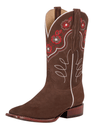 Women's Nubuck Leather Floral Embroidered Cowgirl Boots 'El General' Camel Color 42980 - BELLEZA'S - Women's Nubuck Leather Floral Embroidered Cowgirl Boots 'El General' Camel Color 42980 - Women's Boots - 42980 5