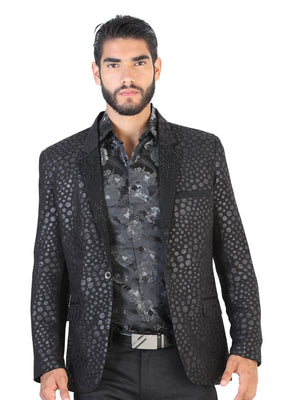 Blazer Casual Para Hombre 'El Señor de los Cielos' NEGRO-42843 - BELLEZA'S - Chamarra - 42843