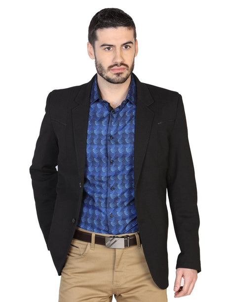 Blazer Casual Para Hombre 'El Señor de los Cielos' NEGRO-42846 - BELLEZA'S - Chaleco - 42846