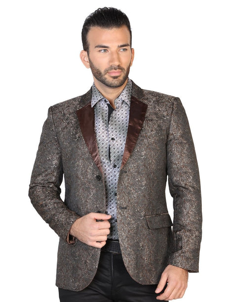 Blazer Casual Para Hombre 'El Señor de los Cielos' NEGRO/BROWN-42610 - BELLEZA'S - Chaleco - 42610