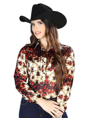 Blusa Casual de Mujer El Señor De Los Cielos *BURGANDY-44105* - BELLEZA'S - - 44105