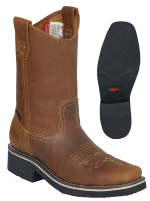 Botas de Trabajo Rodeó Piel Genuina para Hombre 'Establo' *MANGO-41530* - BELLEZA'S - Botas De Trabajo - 41530