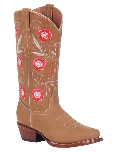 Botas Rodeo Clasicas de Piel Genuina Para Mujer 'El General' *ORIX-42983* - BELLEZA'S - Botas Para Damas - 42983