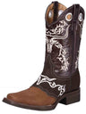 Botas Rodeo Clasicas Piel Genuina Para Hombre 'El General' *CAMEL/CHOCO-34311* - BELLEZA'S - Botas Para Hombres - 34311