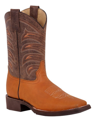 Botas Rodeo Clasicas Piel Genuina para Hombre 'El General'MIEL-42999* - BELLEZA'S - Botas Para Hombres - 42999