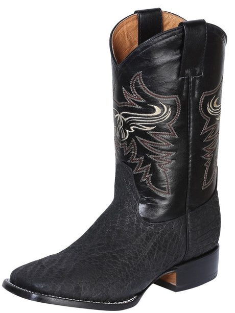 Botas Rodeo Clasicas Piel Genuina para Hombre 'Jar Boot's' ID: 123013 NEGRO - BELLEZA'S - - 123013