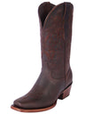 Botas Rodeo Clasicas Piel Genuina Para Mujer 'El General' *CHOCO-122486* - BELLEZA'S - Botas Para Damas - 122486