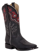 Botas Rodeo Clasicas Piel Genuina Para Mujer 'El General' *NEGRO-42977* - BELLEZA'S - Botas Para Damas - 42977