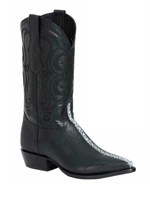 Botas Vaqueras Mantarraya Para Hombre 'El Senor De Los Cielos' *NEGRO-41528* - BELLEZA'S