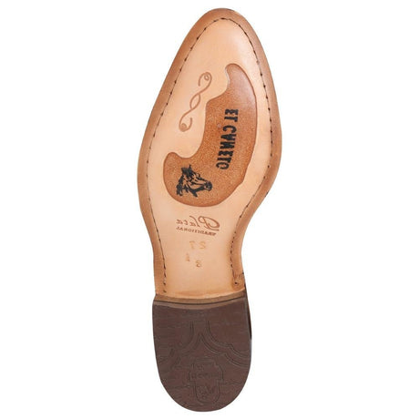 Botines Charros Clasicos De Venado Para Hombre 'El Canelo' MAPLE-227* - BELLEZA'S - Botines Para Hombres - 227