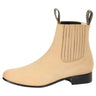 Botines Charros Clasicos Piel Nobuck para Hombre 'El Besserro' *MIEL-203* - BELLEZA'S - Botines Para Hombres - 203