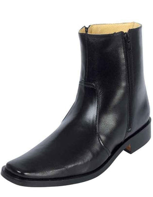 Botines de Vestir Clasicos de Cabra 2 Cierres para Hombre 'El Besserro' *NEGRO-10661* - BELLEZA'S - Botines de Vestir Clasicos de Cabra 2 Cierres para Hombre 'El Besserro' *NEGRO-10661* - BELLEZA'S - Botines Para Hombres