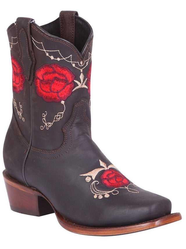 Botines Rodeo Clasicas Piel Genuina Para Mujer 'El General' *CHOCO-41832* - BELLEZA'S - Botines Rodeo Clasicas Piel Genuina Para Mujer 'El General' *CHOCO-41832* - BELLEZA'S - Botines Para Mujeres