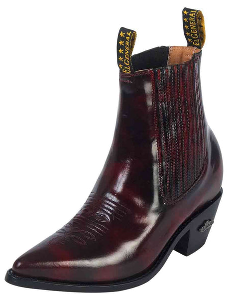 Botines Vaqueros Clasicos Piel Camaleón para Hombre 'El General' VINO-179* - BELLEZA'S - Botines Vaqueros Clasicos Piel Camaleón para Hombre 'El General' *VINO-179* - BELLEZA'S - Botines Para Hombres