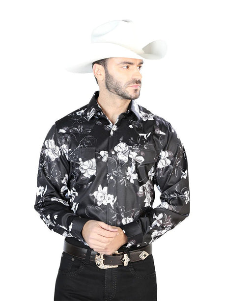 Camisa Casual De Hombre El Señor De Los Cielos Black/white-44109 - BELLEZA'S - Camisa Casual De Hombre El Señor De Los Cielos Black/white-44109 - BELLEZA'S - Camisas y tops - 44109