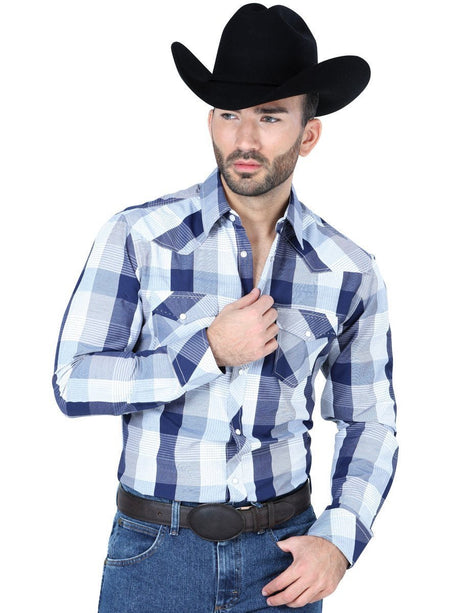 Camisa Casual Manga Larga para Hombre 'El Señor de los Cielos' *GRIS/BLANCO-124198* - BELLEZA'S - Camisa Casual Manga Larga para Hombre, 55% Algodon, 45% Polyester 'El Señor de los Cielos' * - ID: 124198 GRIS/BLANCO - BELLEZA'S - Camisas Para Hombres - 124198