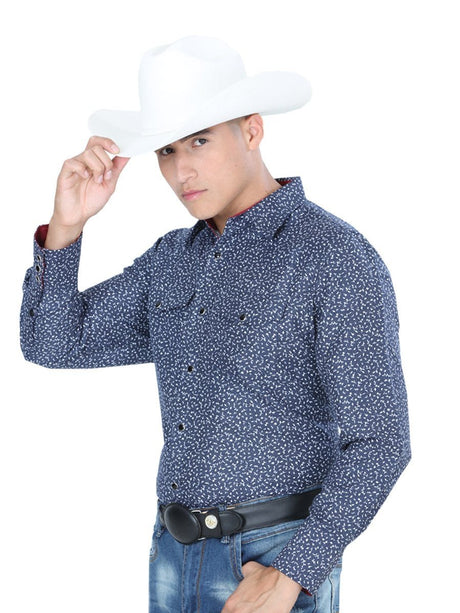 Camisa Casual Manga Larga para Hombre 'El Señor de los Cielos' * - ID: 41750 NEGRO - BELLEZA'S - Camisa Casual Manga Larga para Hombre, 100% Polyester 'El Señor de los Cielos' * - ID: 41750 NEGRO - BELLEZA'S - 41750