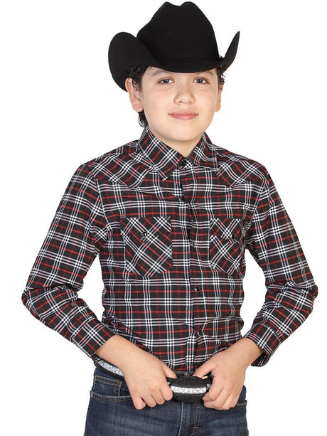 Camisa Casual Manga Larga para Niño, 55% Cotton, 45% Polyester 'El General' * - ID: 42561 NEGRO - BELLEZA'S - Camisa Casual Manga Larga para Niño, 55% Cotton, 45% Polyester 'El General' * - ID: 42561 NEGRO - BELLEZA'S - 42561