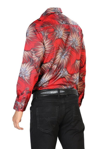 Camisa De Vestir Para Hombre 'El Señor de los Cielos' ROJO-43463 - BELLEZA'S - Camisa De Vestir Para Hombre 'El Señor de los Cielos' ROJO-43463 - BELLEZA'S - 43463