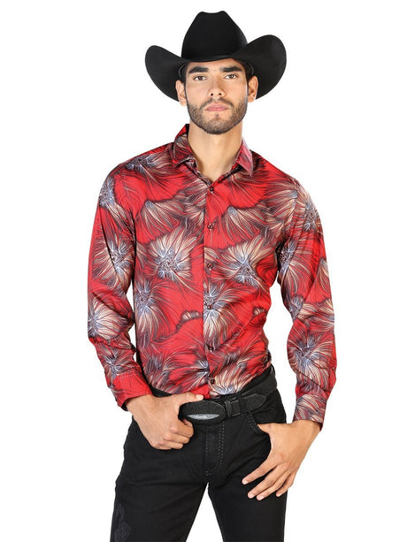 Camisa De Vestir Para Hombre 'El Señor de los Cielos' ROJO-43463 - BELLEZA'S - Camisa De Vestir Para Hombre 'El Señor de los Cielos' ROJO-43463 - BELLEZA'S - 43463