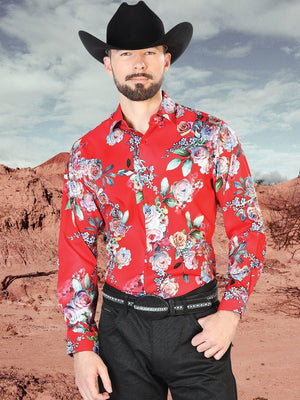 Camisa De Vestir Para Hombre 'El Señor de los Cielos' ROJO-43467 - BELLEZA'S - Camisa De Vestir Para Hombre 'El Señor de los Cielos' ROJO-43467 - BELLEZA'S - 43467